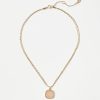 Accessories & Shoes Loft | Double Chain Pendant Necklace Rose Quartz