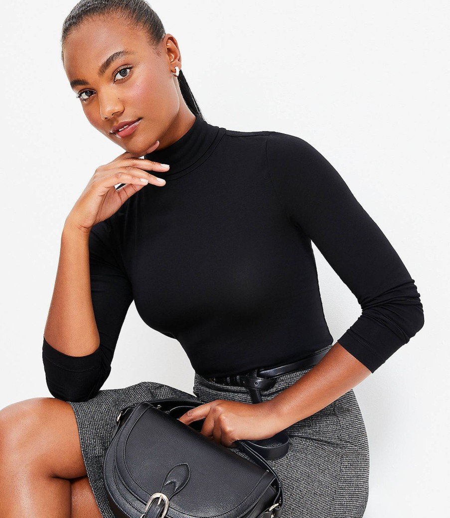 Clothing Loft | Long Sleeve Turtleneck Black