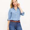 Clothing Loft | Chambray Relaxed Everyday Shirt Dutch Blue Chambray