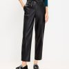 Clothing Loft | Jogger Pants In Faux Leather Black