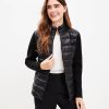 Clothing Loft | Lou & Grey Sweater Puffer Jacket Black