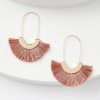 Accessories & Shoes Loft | Crescent Fringe Earrings Egyptian Clay