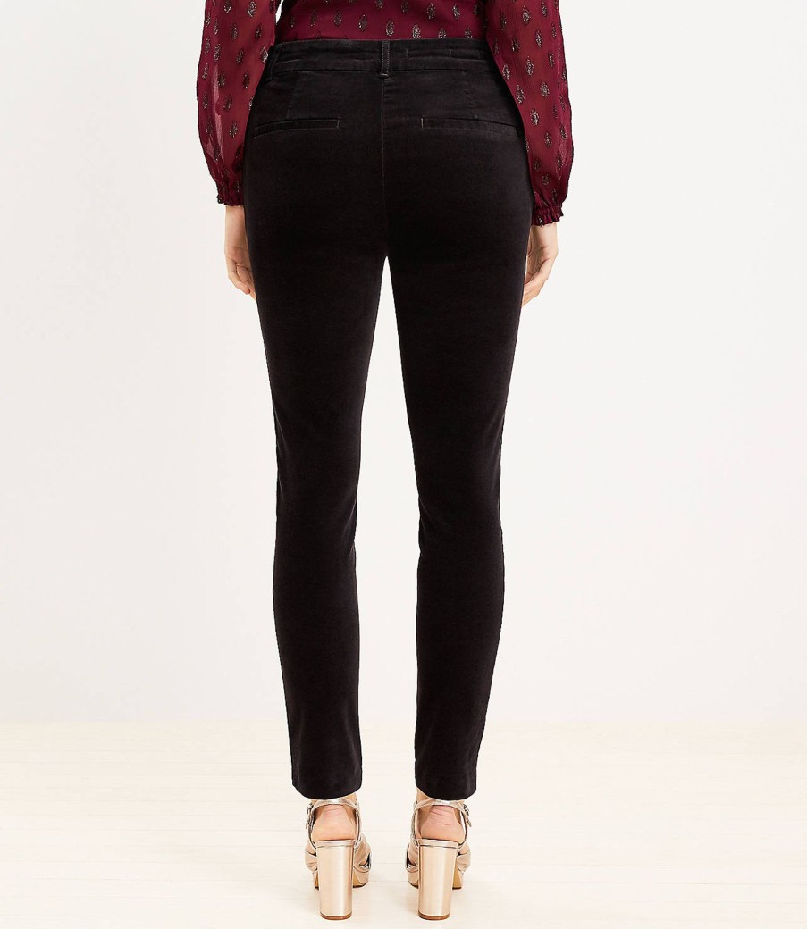 Clothing Loft | Curvy Sutton Skinny Pants In Velvet Black