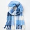 Accessories & Shoes Loft | Lou & Grey Buffalo Plaid Blanket Scarf Rhine Blue