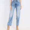 Clothing Loft | High Rise Straight Jeans In Light Vintage Indigo Wash