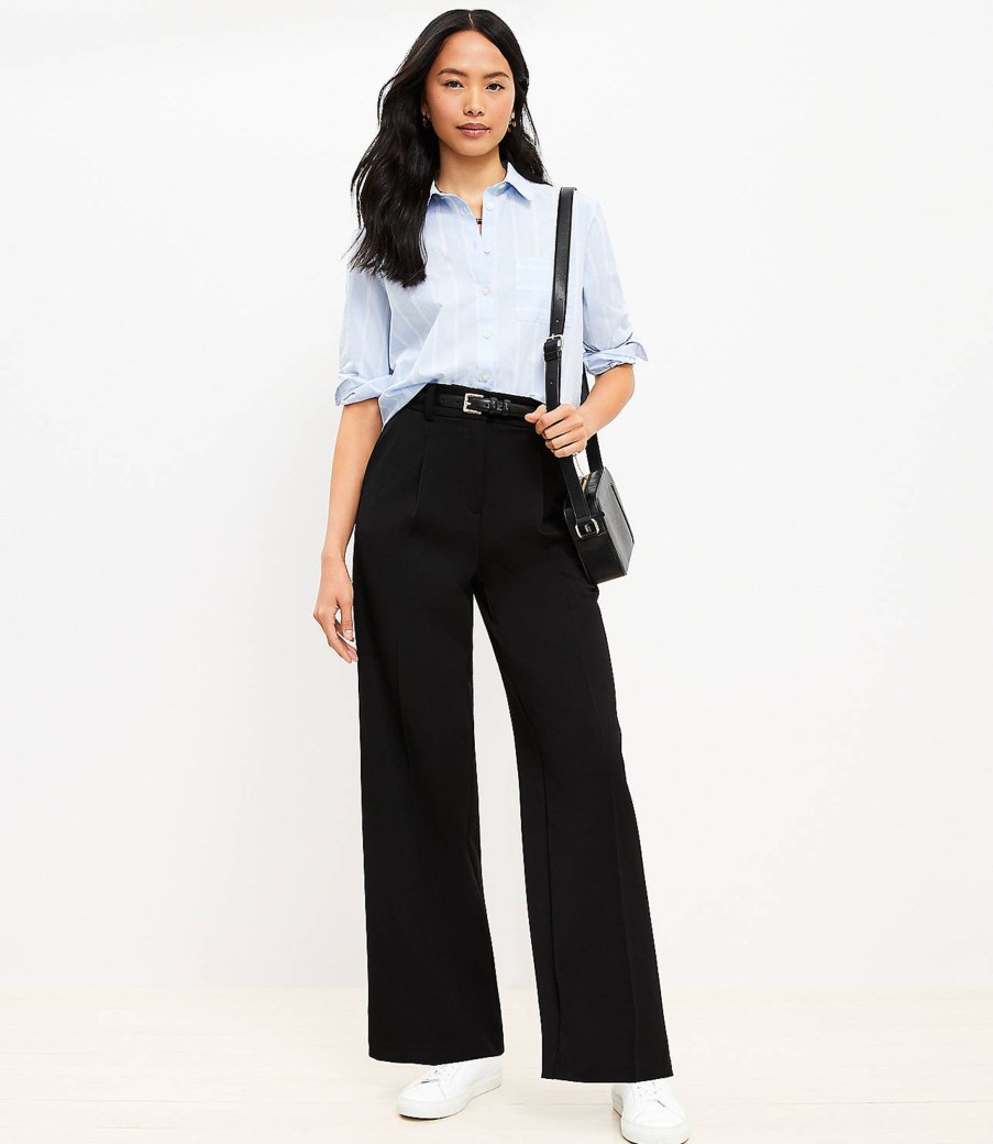 Clothing Loft | Peyton Trouser Pants In Bi-Stretch Black