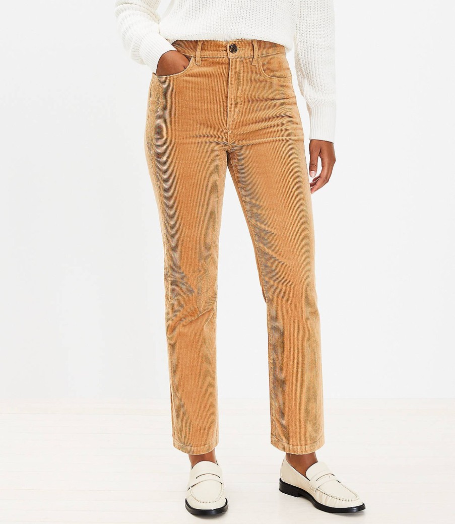 Clothing Loft | Straight Corduroy Pants Perfect Camel