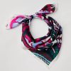 Accessories & Shoes Loft | Paisley Square Scarf Deep Space Blue