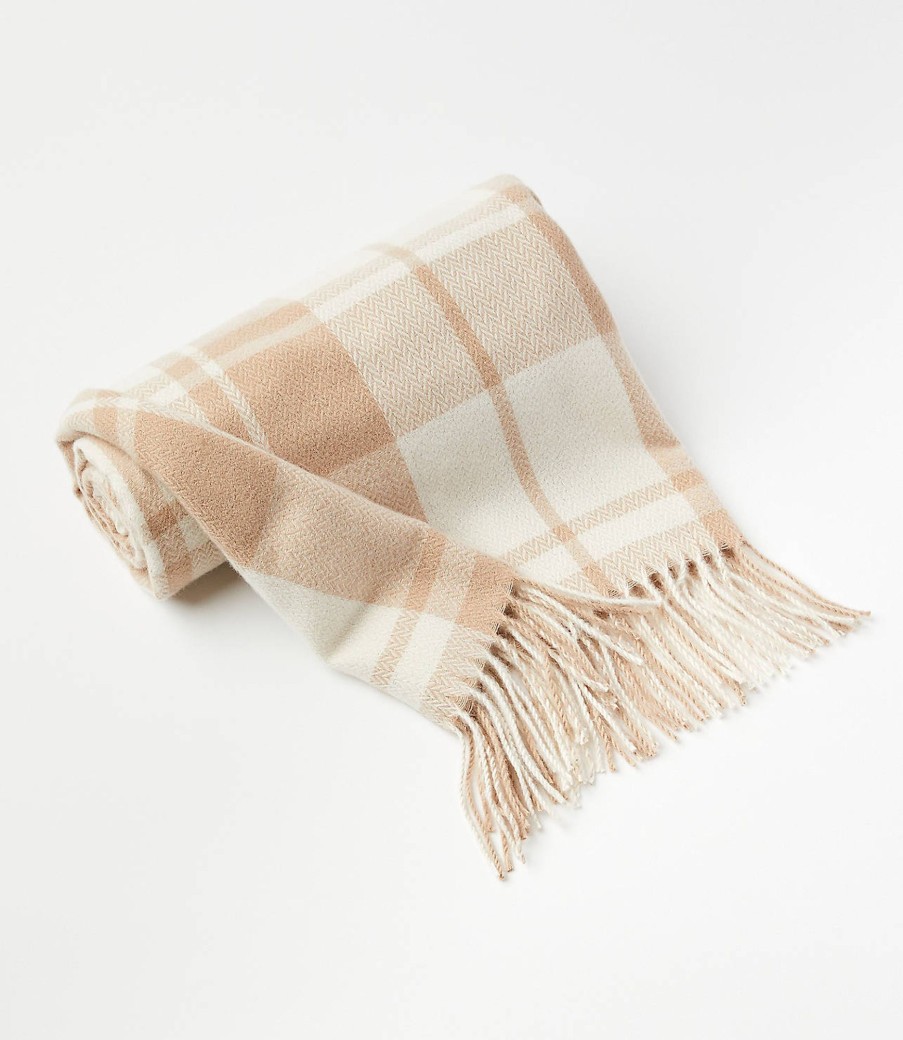 Accessories & Shoes Loft | Plaid Throw Blanket Sandy Cove