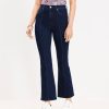 Clothing Loft | Tall Pintucked High Rise Kick Crop Jeans In Classic Rinse Wash