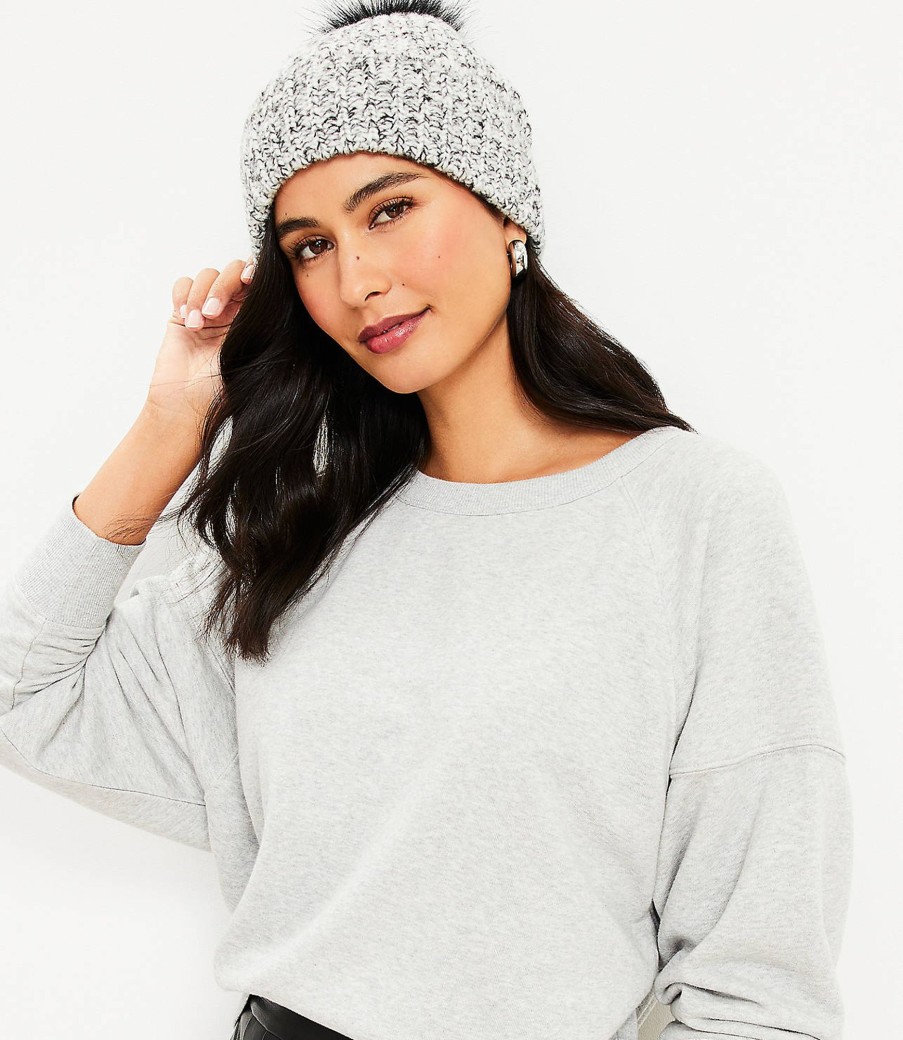 Clothing Loft | Oversized Drop Shoulder Sweatshirt Warm Grey Heather