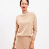 Clothing Loft | Lou & Grey Cashmere Turtleneck Sweater Fawn