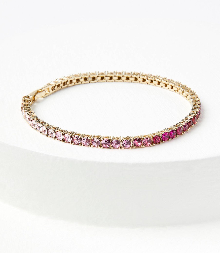 Accessories & Shoes Loft | Tennis Bracelet Fuchsia Primrose