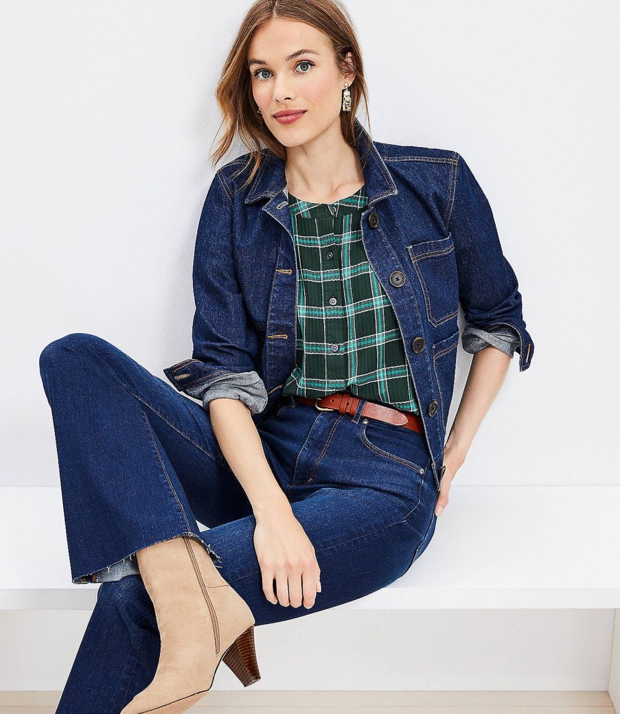 Clothing Loft | Plaid Dolman Henley Everyday Shirt Spring Pine