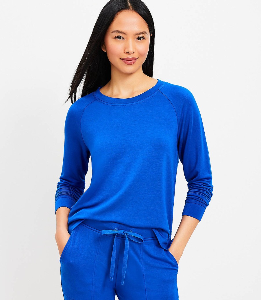 Clothing Loft | Lou & Grey Signaturesoft Sweatshirt Cobalt Current