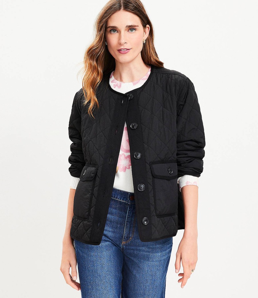 Clothing Loft | Quilted Field Jacket Black