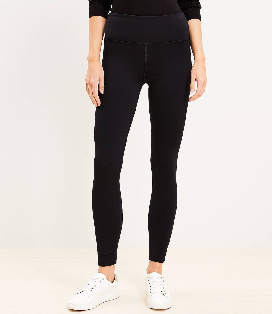 Clothing Loft | Lou & Grey Sporty Brushed Back Leggings Black