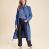 Clothing Loft | Twill Coat Blue Multi