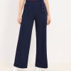 Clothing Loft | Mariner Wide Leg Pants In Crepe Deep Space Blue