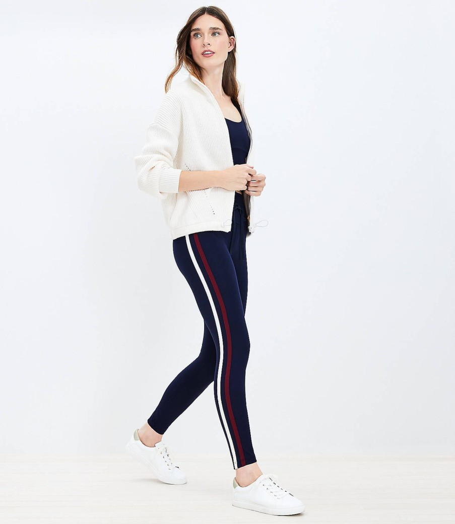 Clothing Loft | Lou & Grey Drawstring Softsculpt Pocket 7/8 Leggings Deep Space Blue