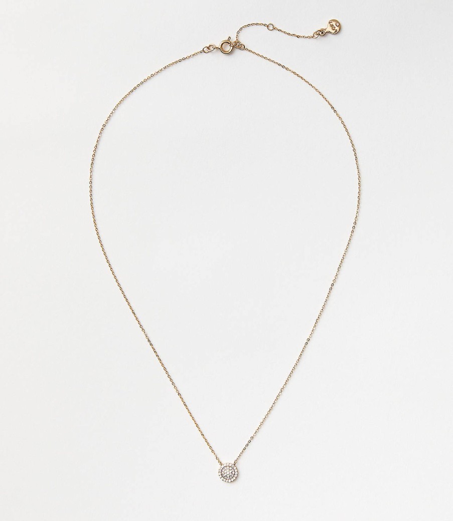 Accessories & Shoes Loft | Demi Fine Sparkle Coin Necklace Gold