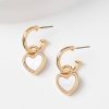 Accessories & Shoes Loft | Drop Huggie Earrings Mother Of Pearl