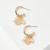 Accessories & Shoes Loft | Toggle Charm Earrings Goldtone