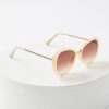 Accessories & Shoes Loft | Round Sunglasses Milky Tan