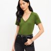 Clothing Loft | Everyday V-Neck Tee Rocky Olive