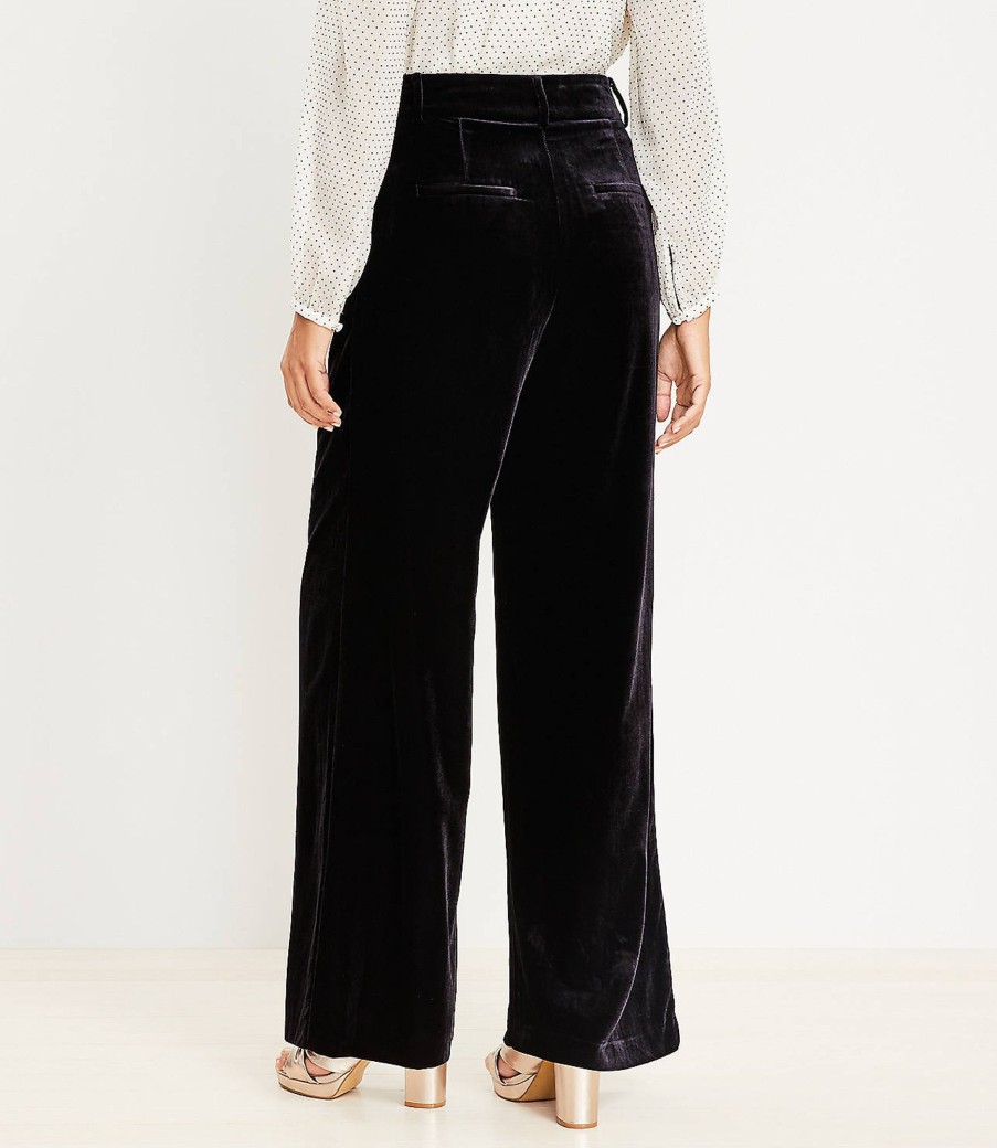 Clothing Loft | Curvy Peyton Trouser Pants In Velvet Black