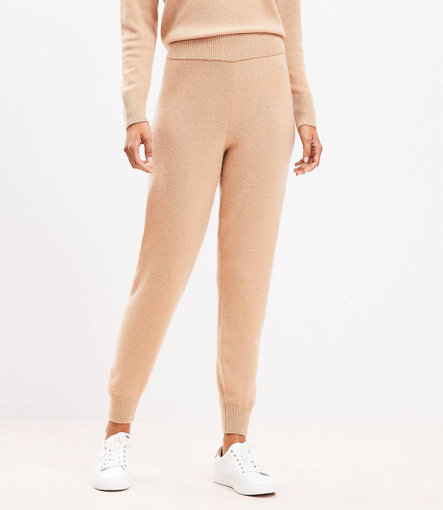 Clothing Loft | Lou & Grey Cashmere Jogger Pants Fawn