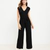 Clothing Loft | Tie Waist Jumpsuit Black