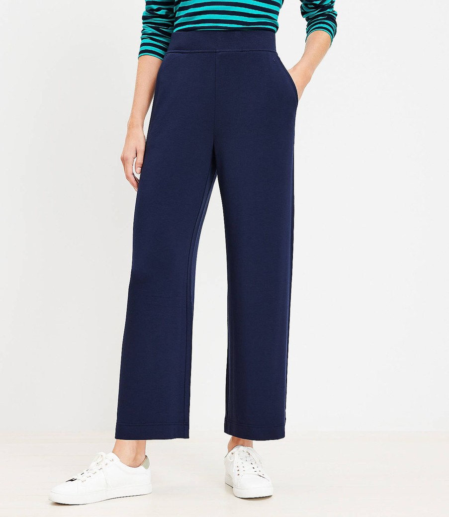 Clothing Loft | Lou & Grey Signature Softblend Wide Leg Pants Deep Space Blue