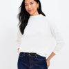 Clothing Loft | Cozy Mock Neck Top Whisper White